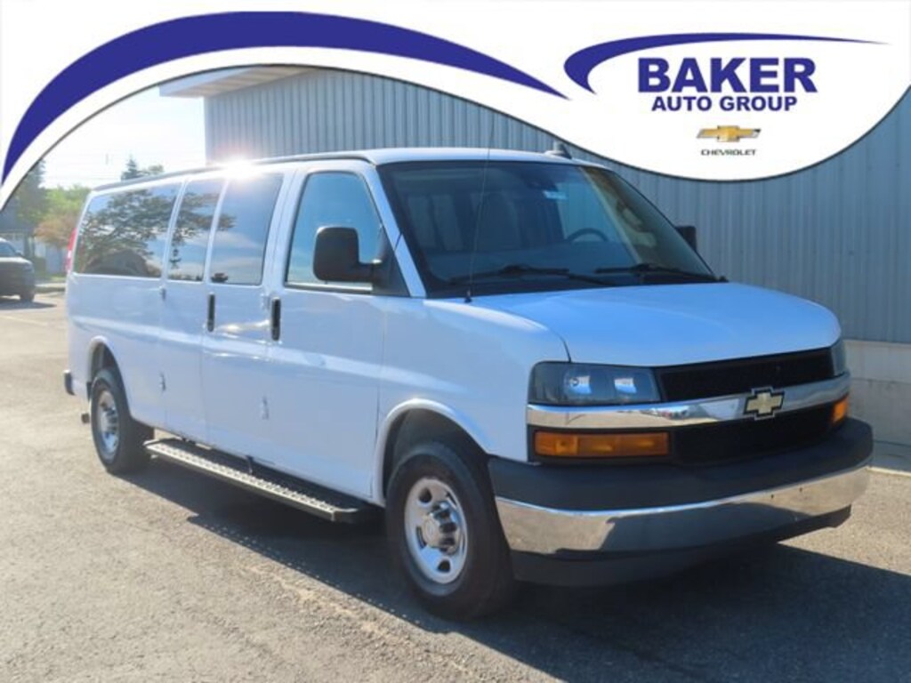 Used 2019 Chevrolet Express Passenger 3500 LT Van Extended Passenger Van