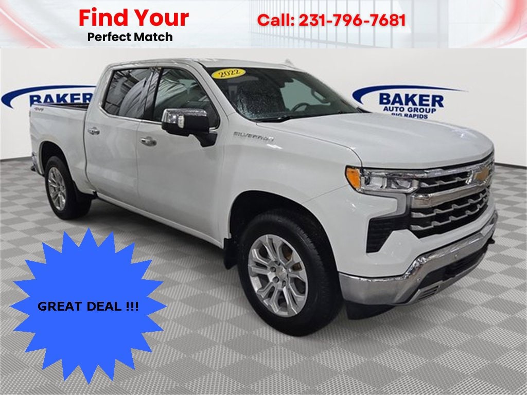 Used 2022 Chevrolet Silverado 1500 LTZ Truck