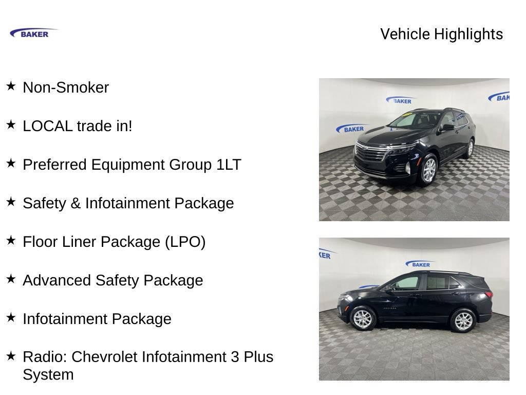 Used 2024 Mosaic Black Metallic Chevrolet LT w/1LT image 4