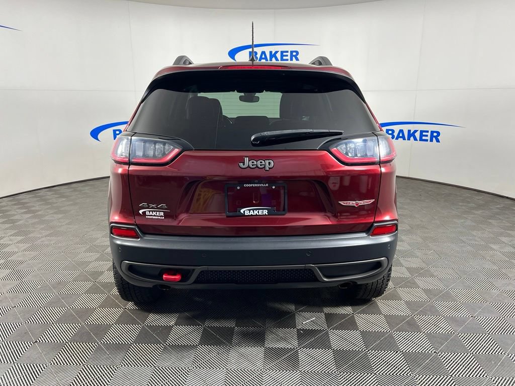 Used 2020 Velvet Red Pearlcoat Jeep Trailhawk image 5