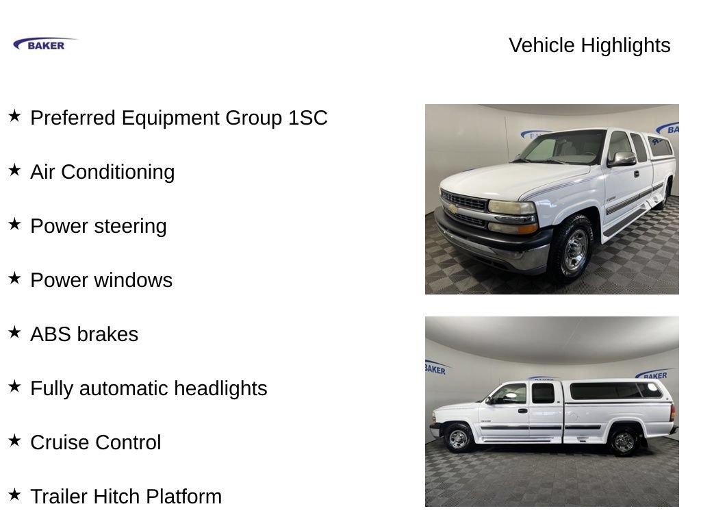 Used 2000 Chevrolet Silverado 2500 LT Truck Extended Cab