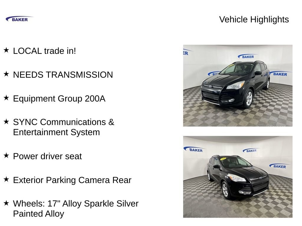 Used 2016 Ford Escape SE SUV