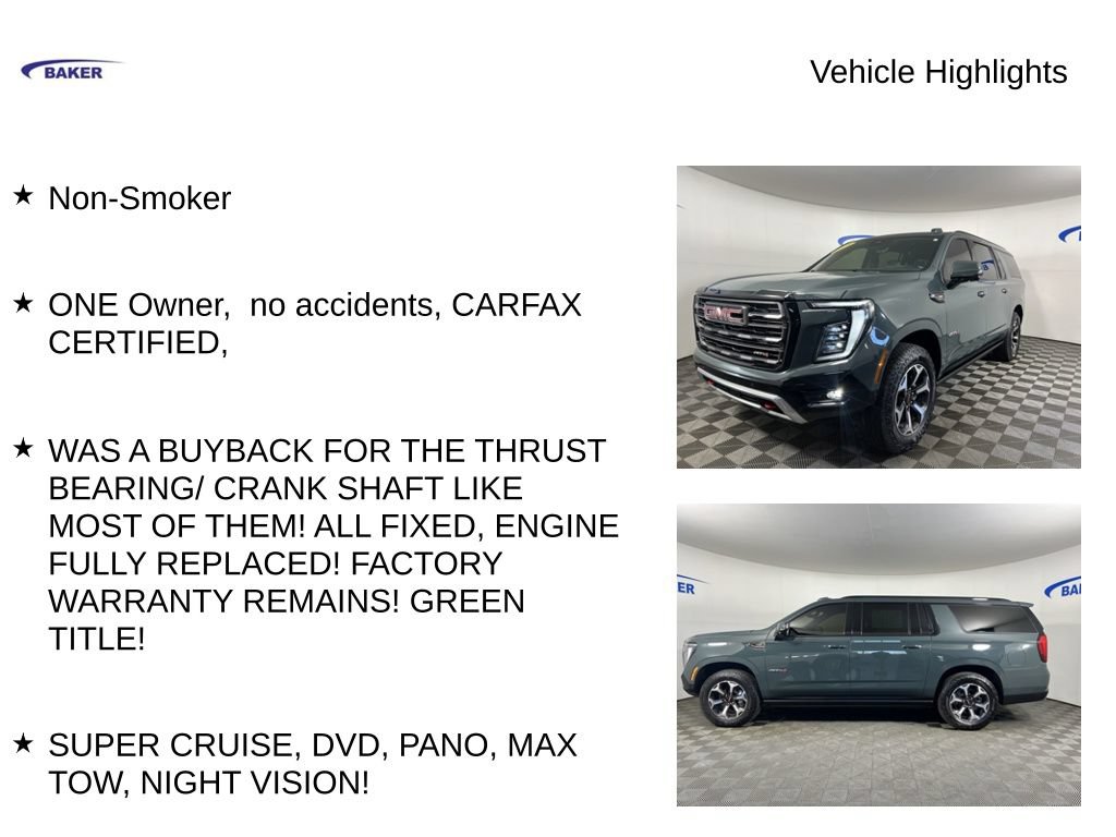 Used 2025 Midnight Pine GMC AT4 Ultimate image 4