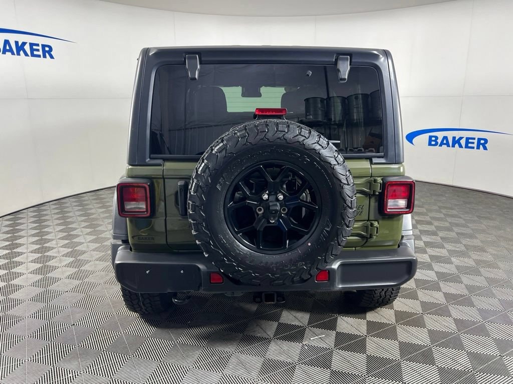 Used 2024 Sarge Green Clearcoat Jeep Sport image 5