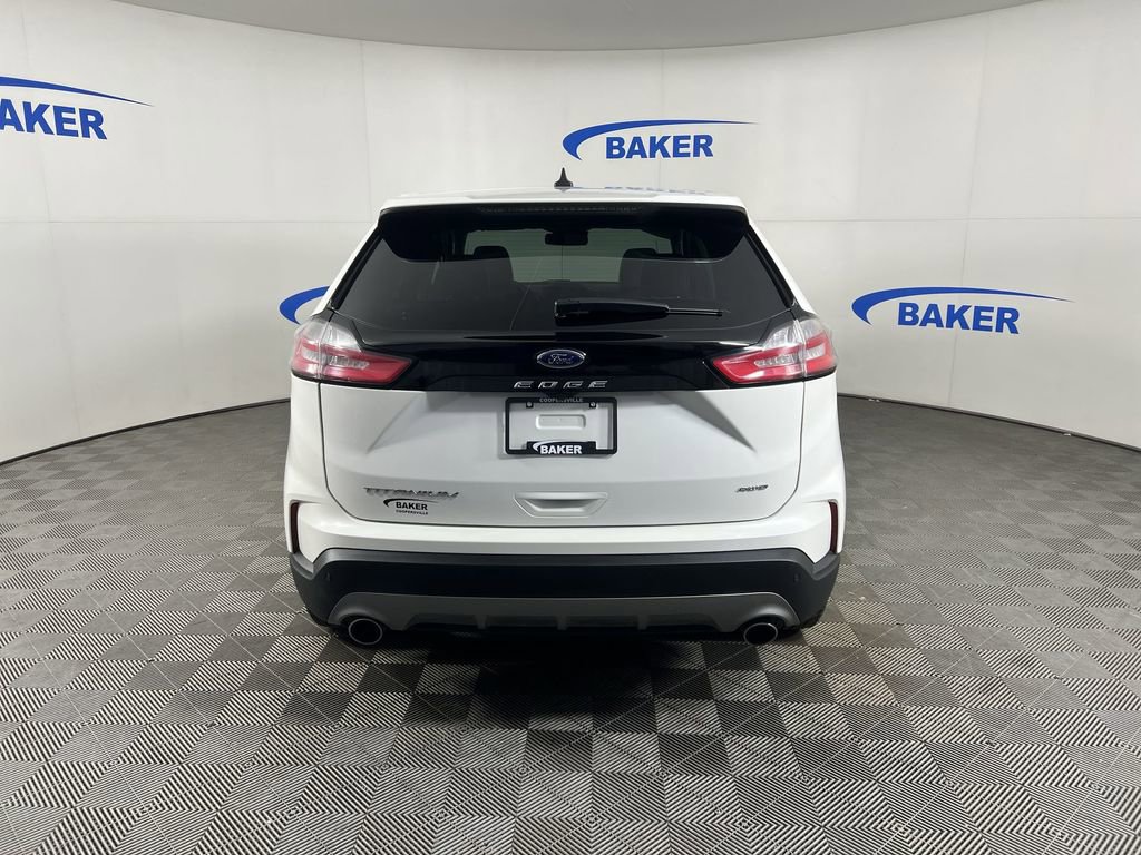 Used 2022 Star White Tri-Coat Ford Titanium image 8