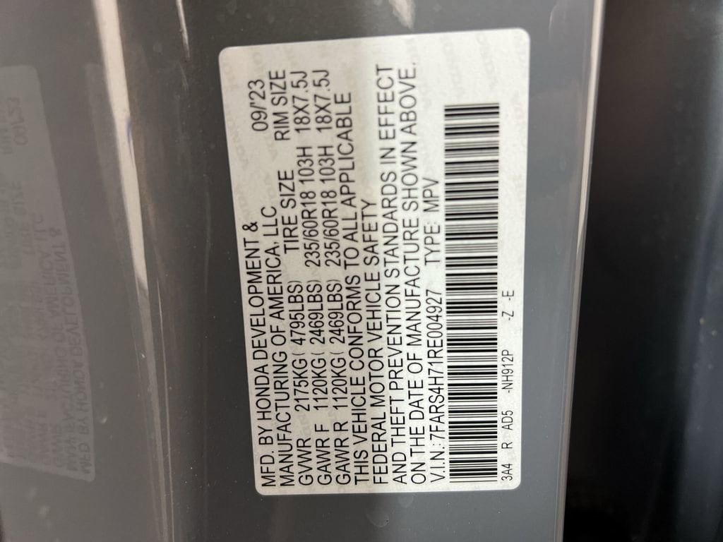 Used 2024 Lunar Silver Honda EX-L image 34