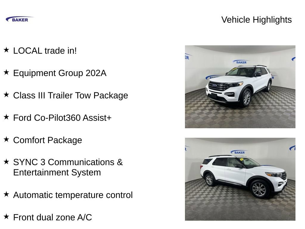 Used 2020 Oxford White Ford XLT image 4