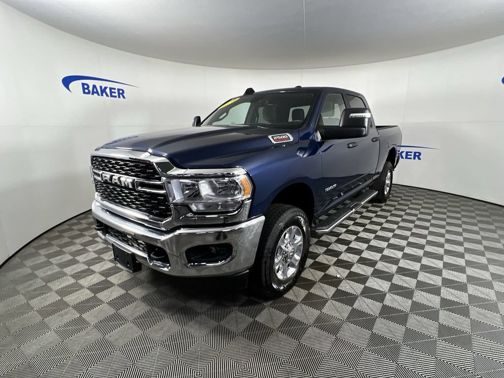 Used 2024 Patriot Blue Pearlcoat Ram Big Horn image 3