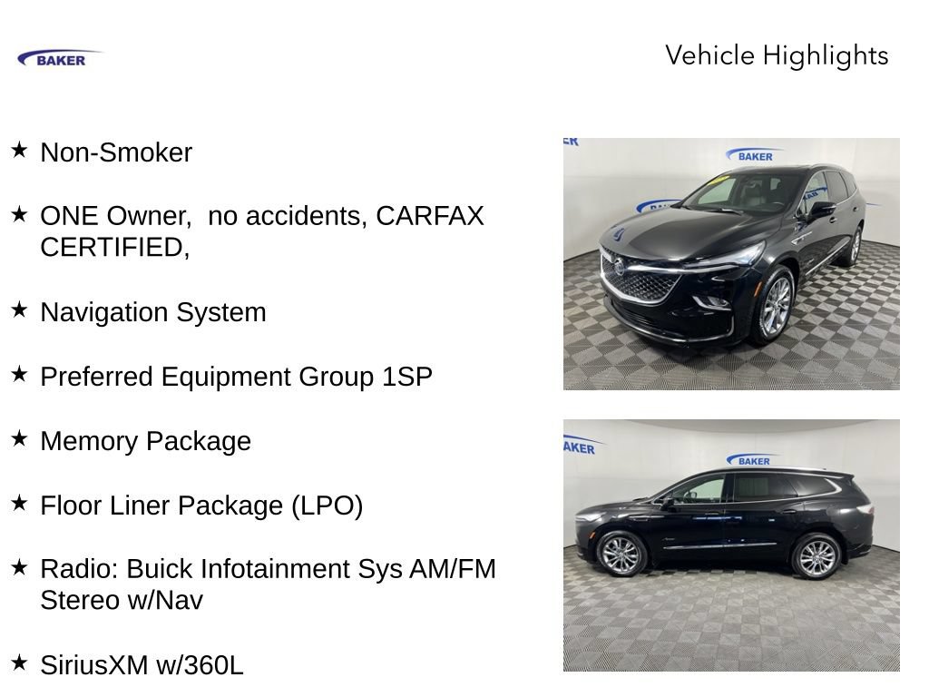 Used 2023 Ebony Twilight Buick Avenir image 4