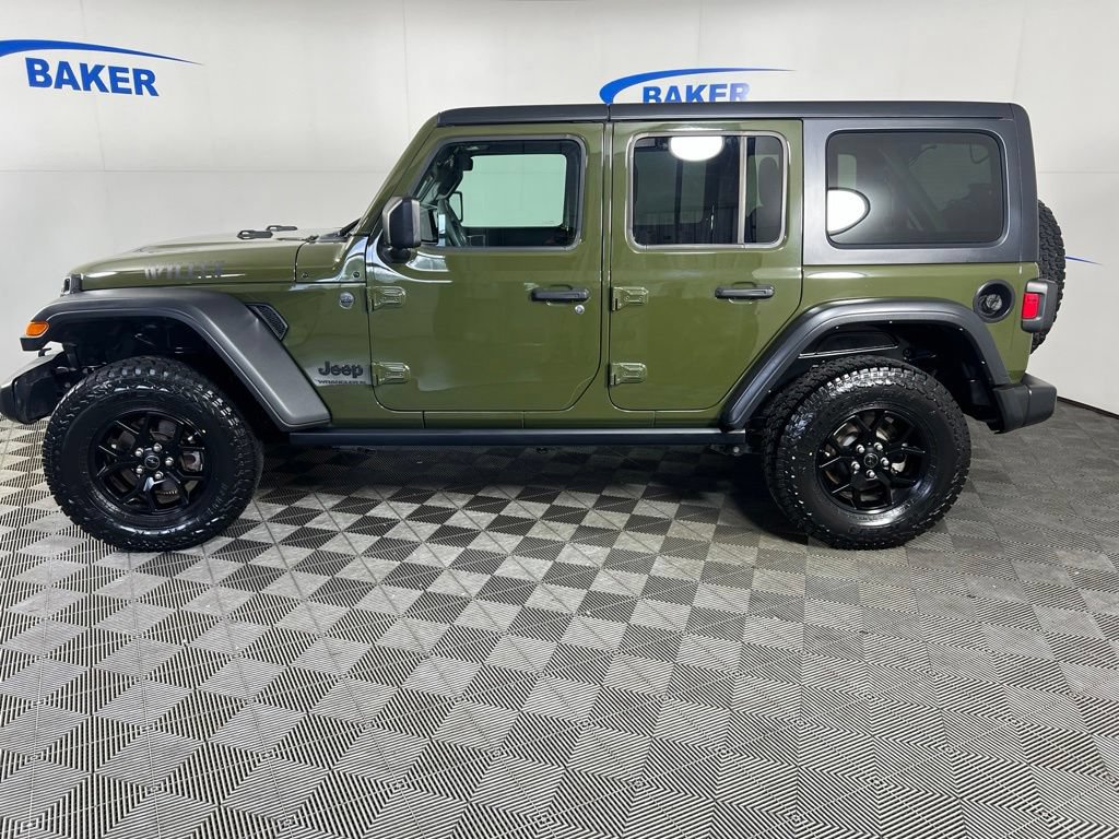 Used 2024 Sarge Green Clearcoat Jeep Sport image 2