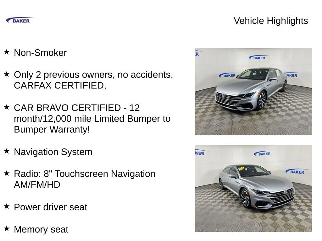 Used 2019 Volkswagen Arteon 2.0T SEL Premium R-Line Sedan