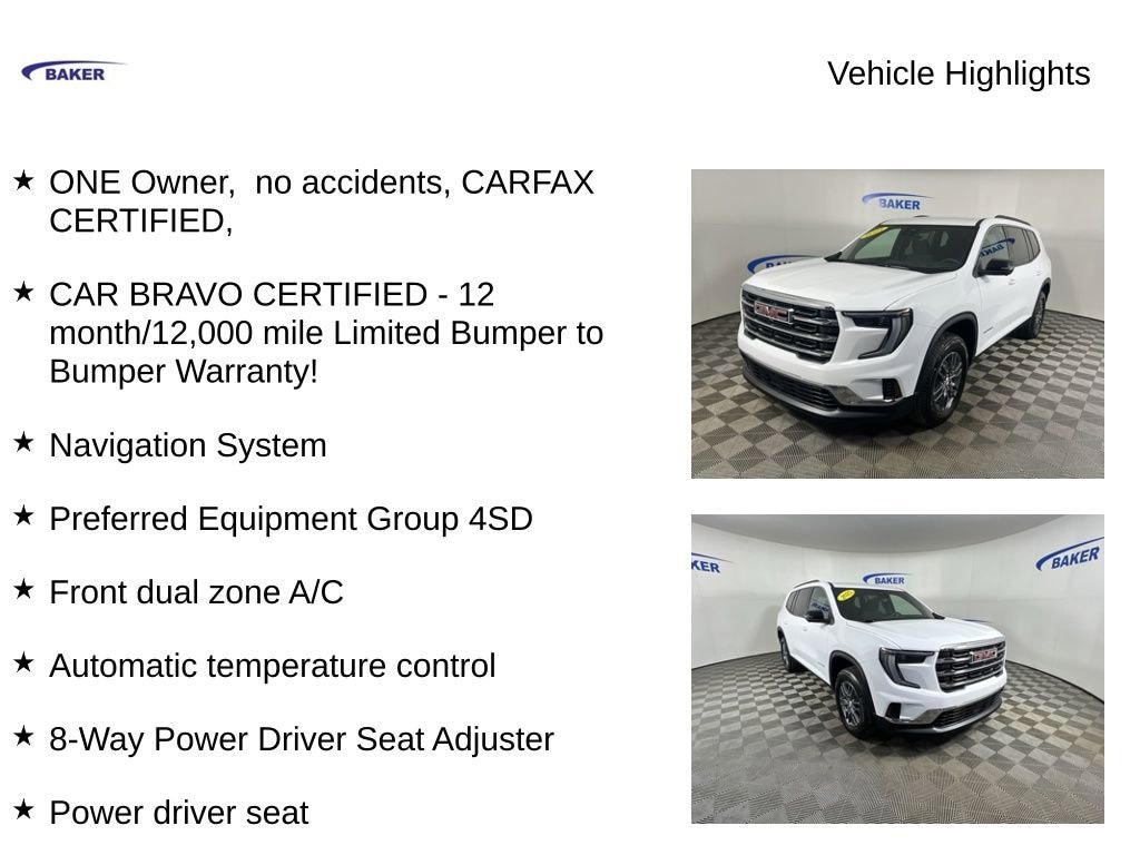 Used 2025 GMC Acadia Elevation SUV