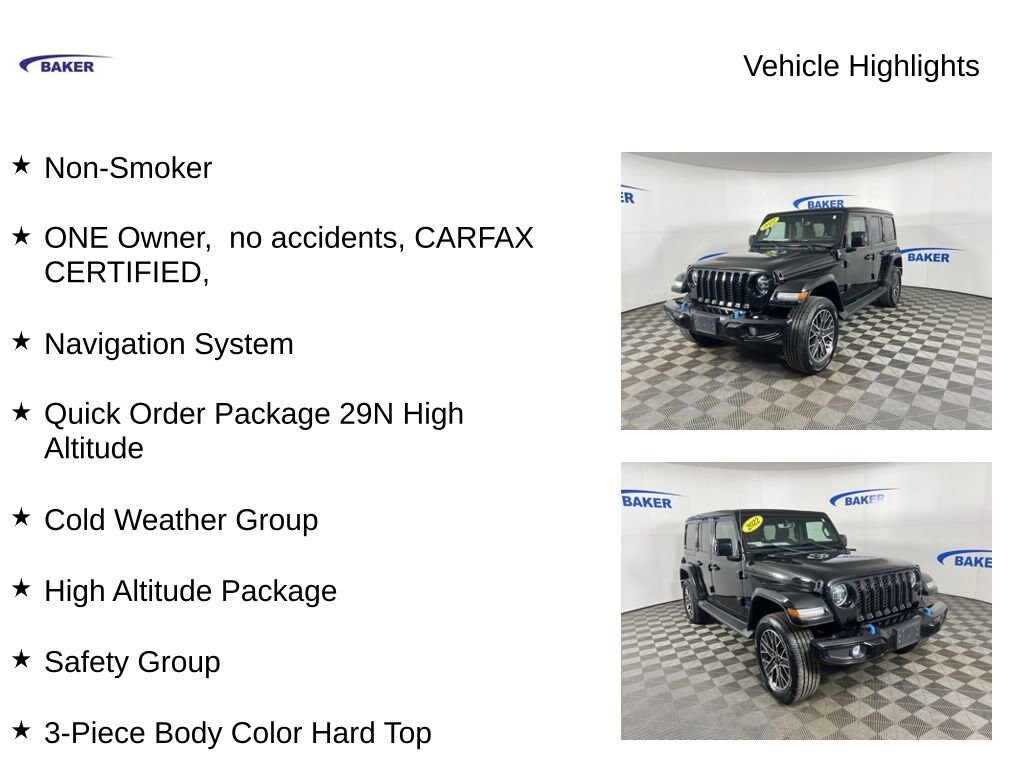 Used 2022 Jeep Wrangler Unlimited 4xe Sahara SUV