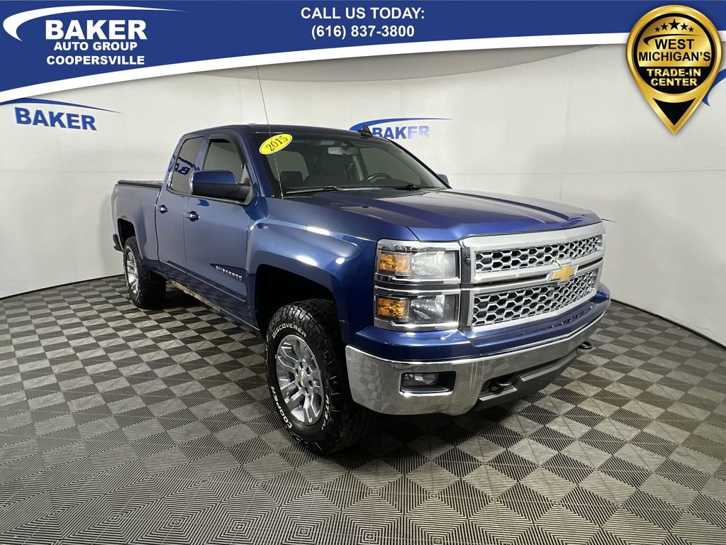 Used 2015 Chevrolet Silverado 1500 LT with VIN 1GCVKREC6FZ384720 for sale in Coopersville, MI