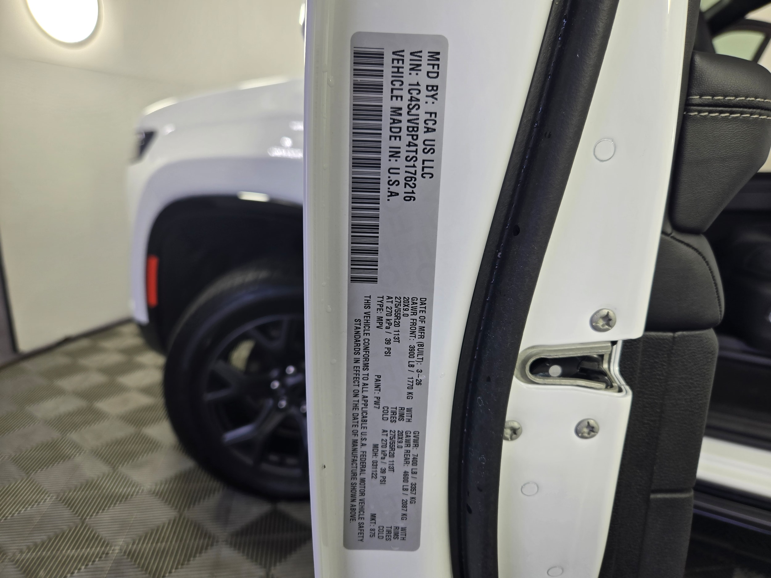 New 2026 Bright White Jeep Limited image 42
