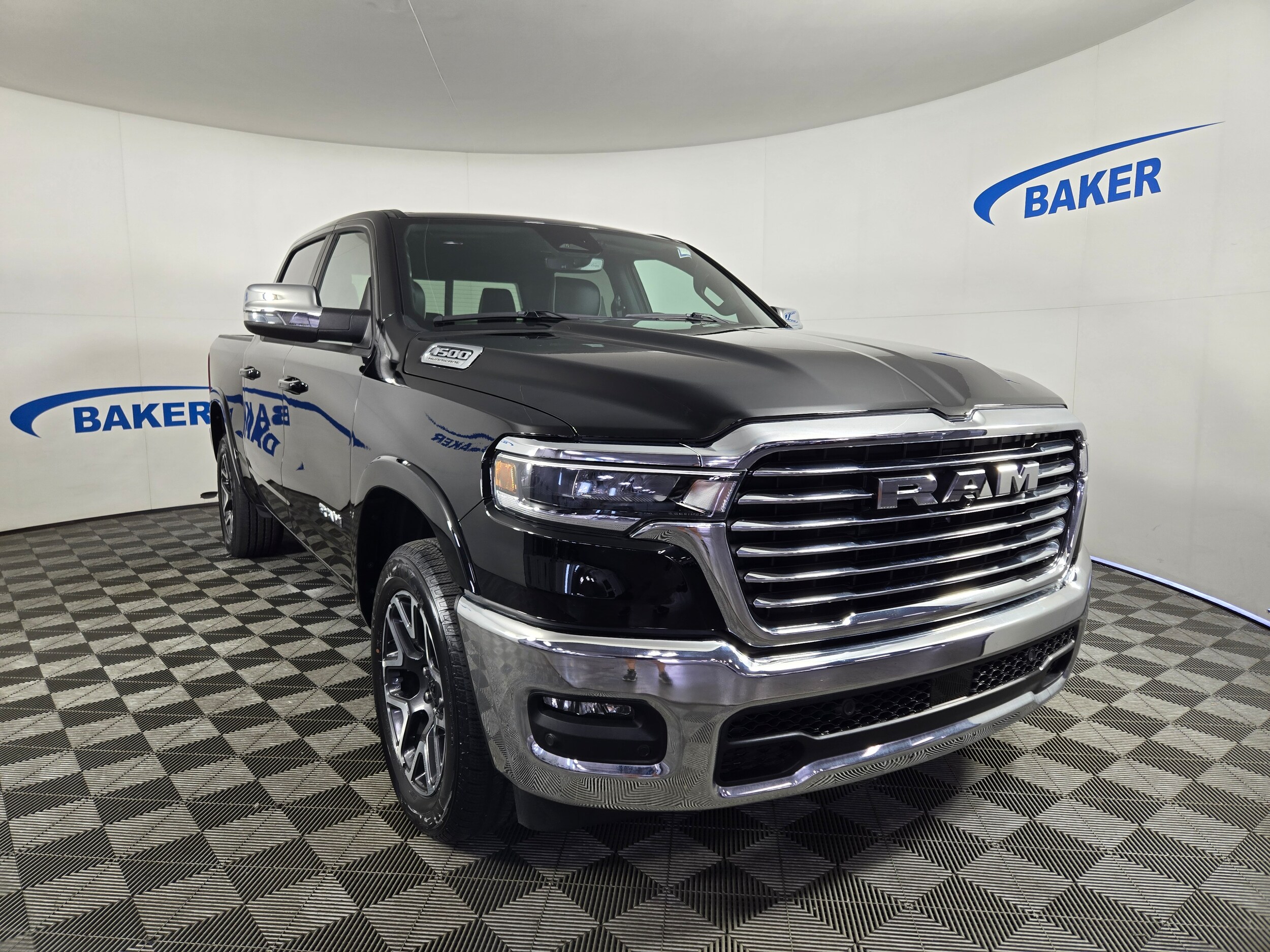 New 2026 Diamond Black Crystal Pearlcoat Ram Laramie image 13