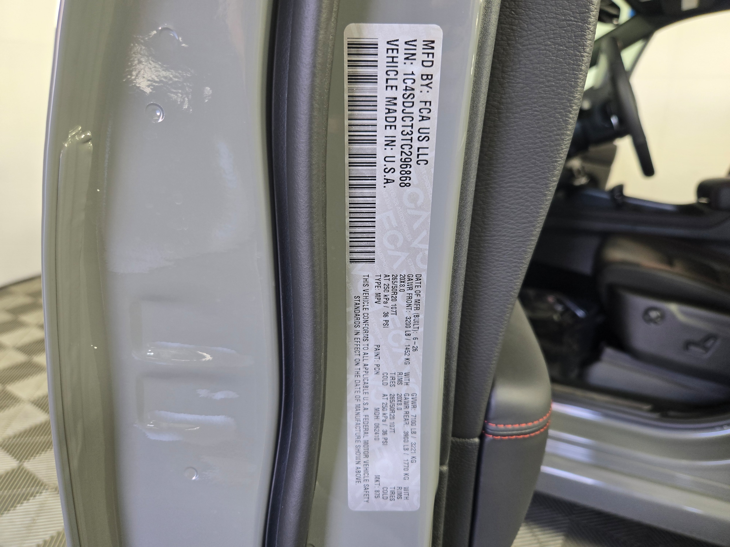 New 2026 Destroyer Gray Dodge GT HEMI V8 image 33