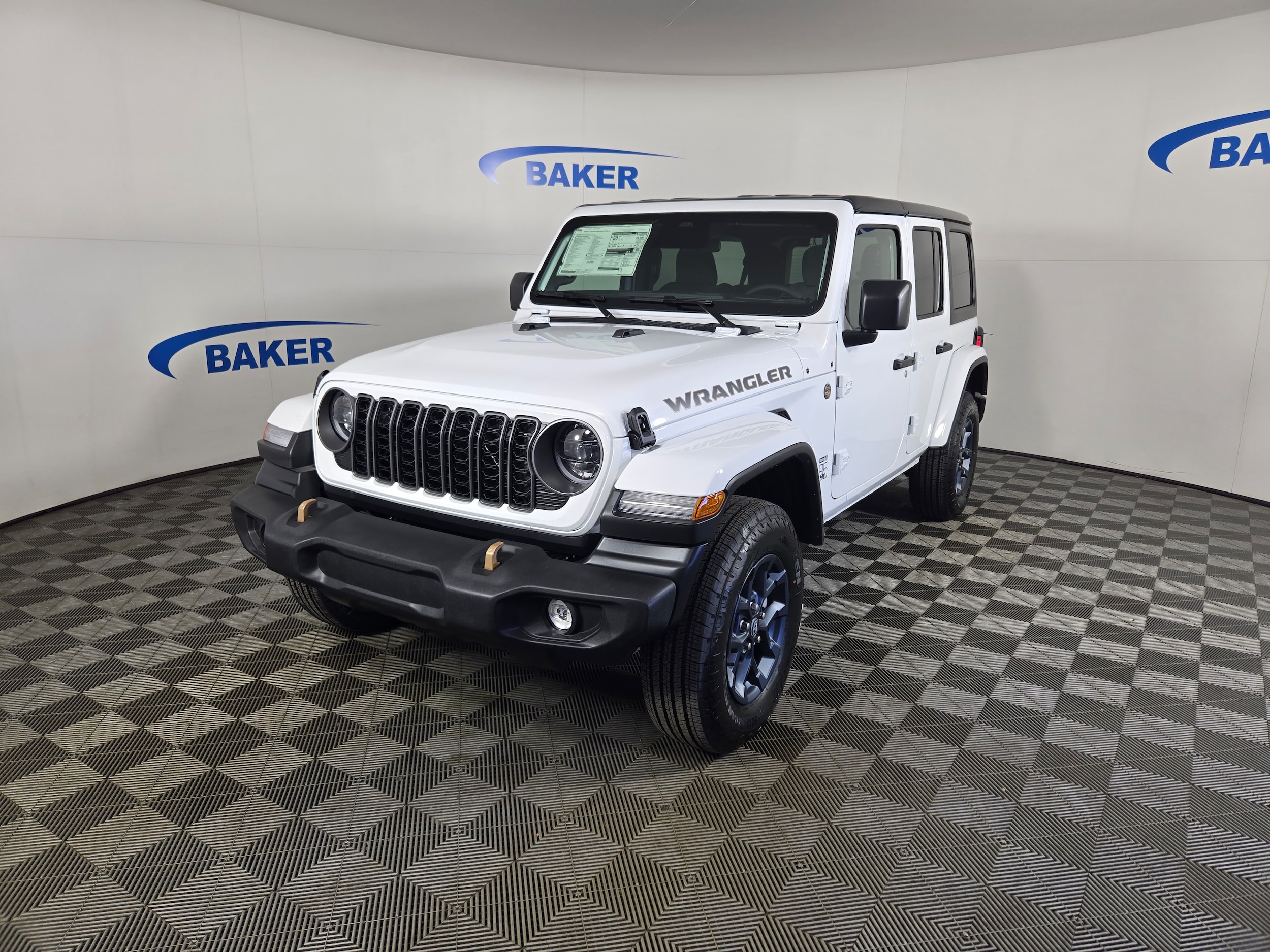 New 2026 Bright White Jeep Sport image 3