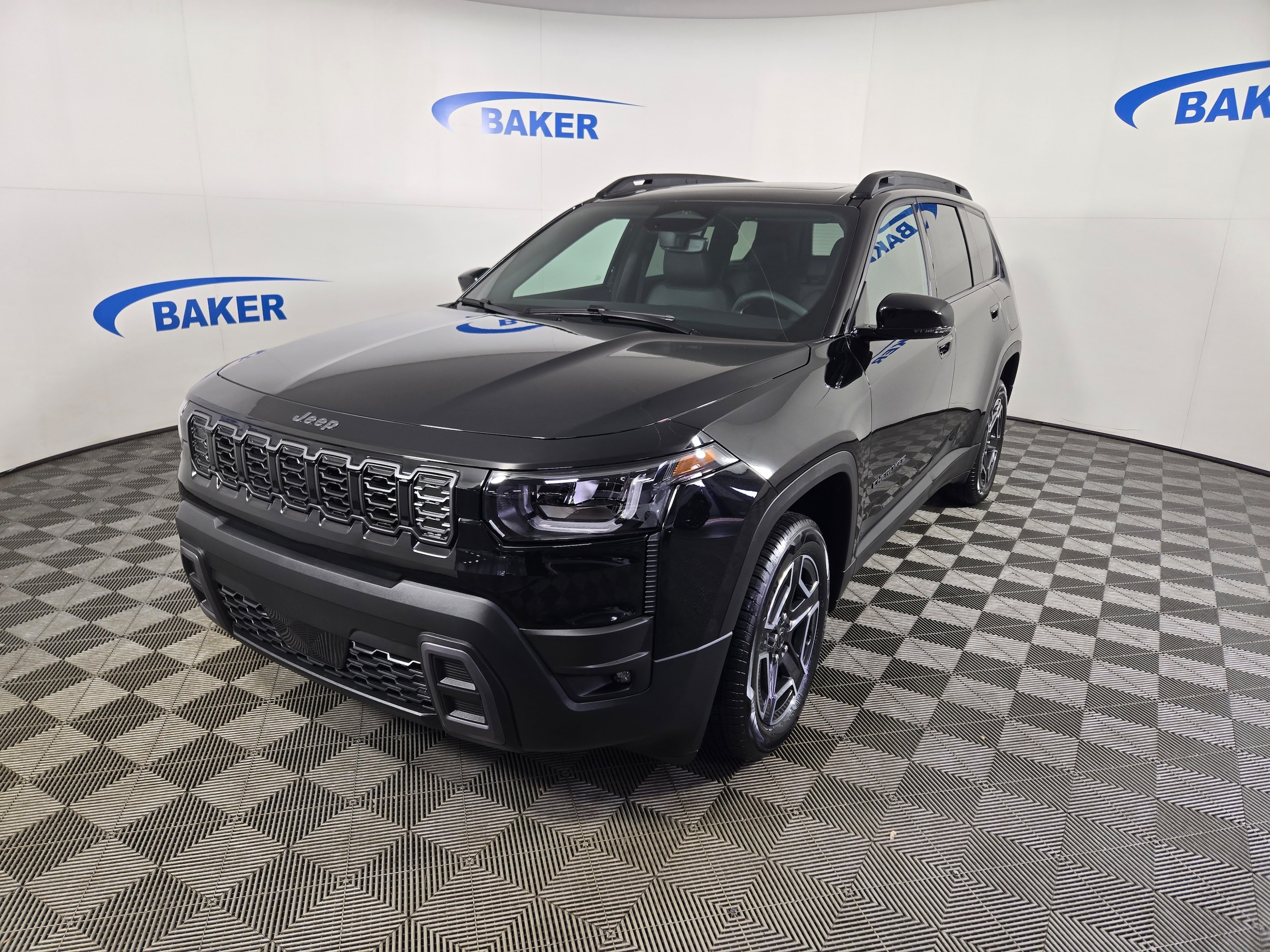 New 2026 Diamond Black Crystal Pearlcoat Jeep Laredo/Limited image 3