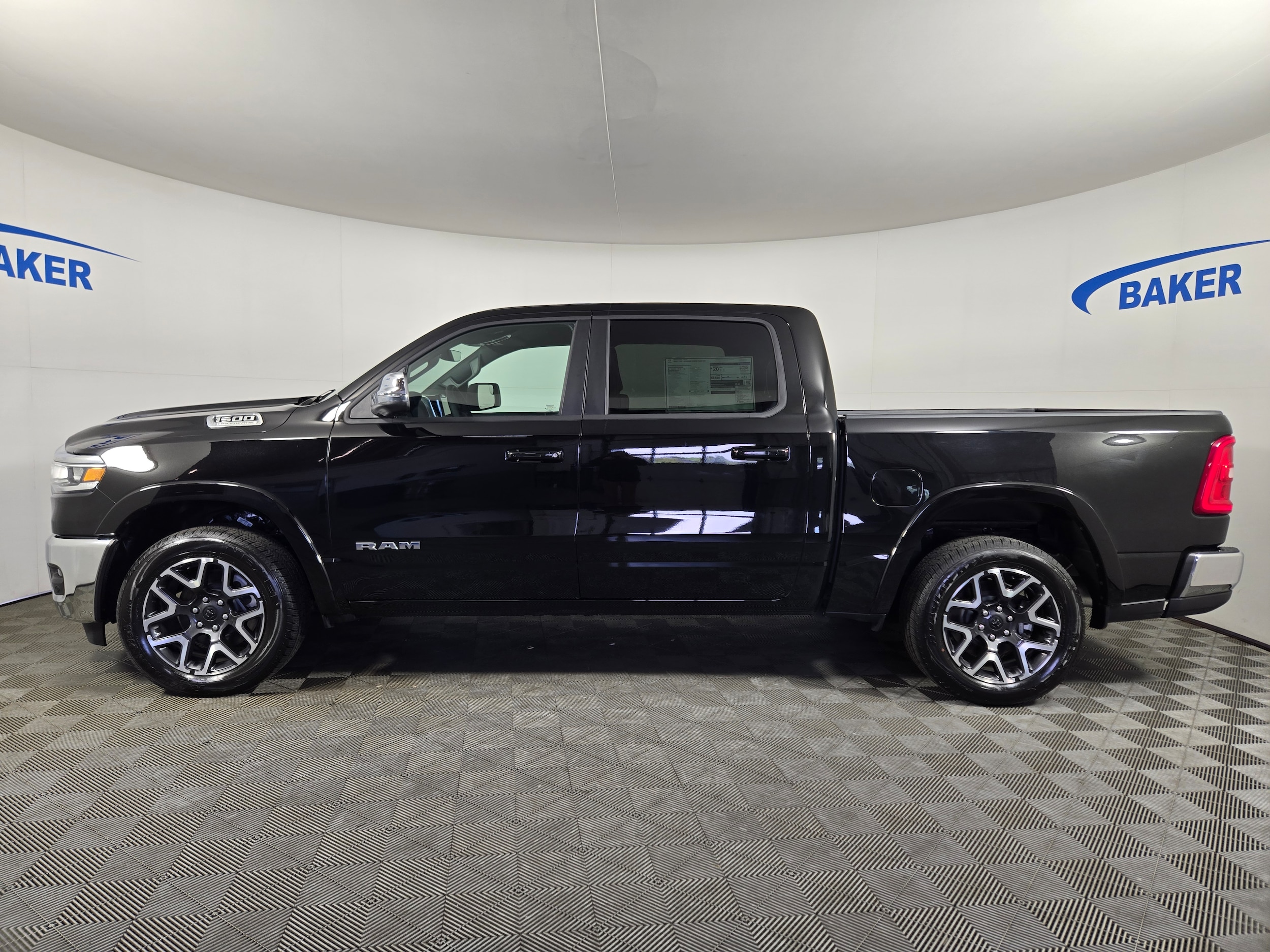 New 2026 Diamond Black Crystal Pearlcoat Ram Laramie image 2
