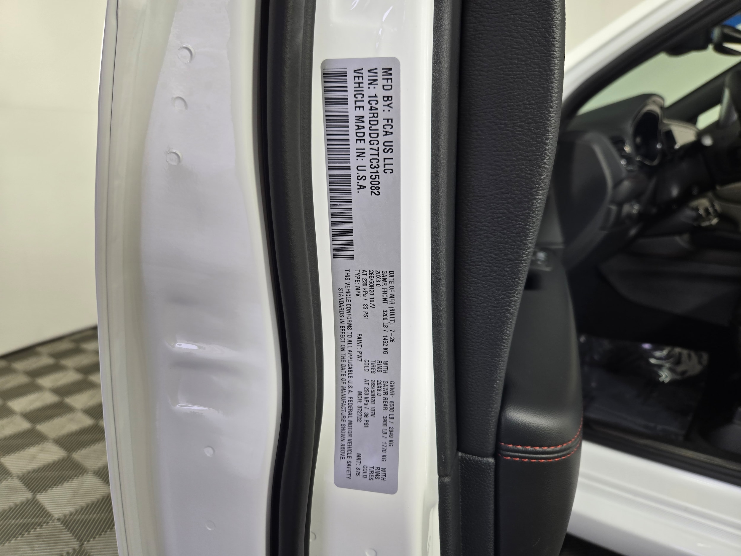 New 2026 White Knuckle Dodge GT image 40