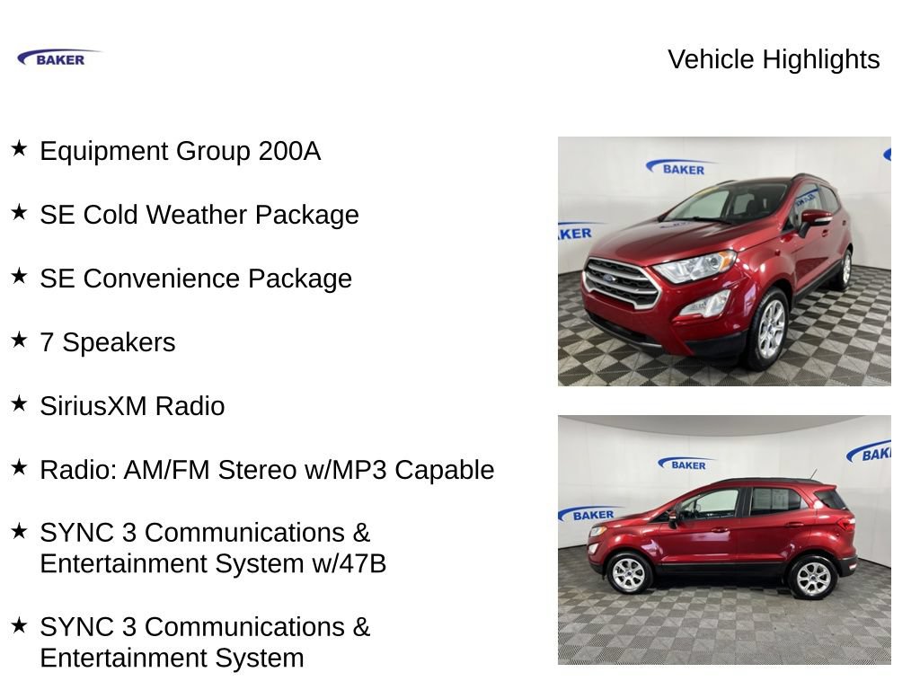 Used 2018 Ruby Red Metallic Ford SE image 4