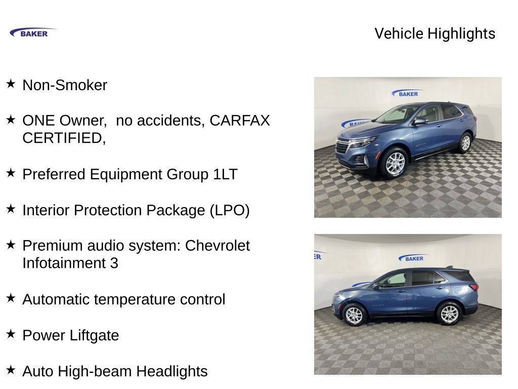 Used 2024 Lakeshore Blue Metallic Chevrolet LT w/1LT image 4