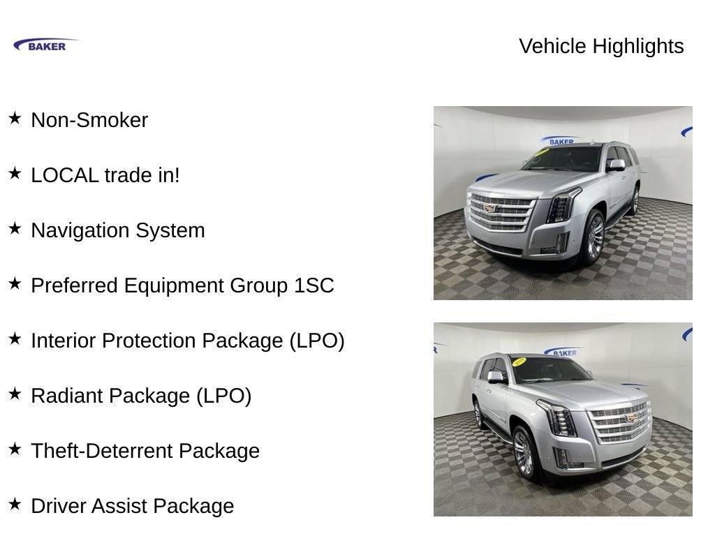 Used 2019 CADILLAC Escalade Premium Luxury SUV