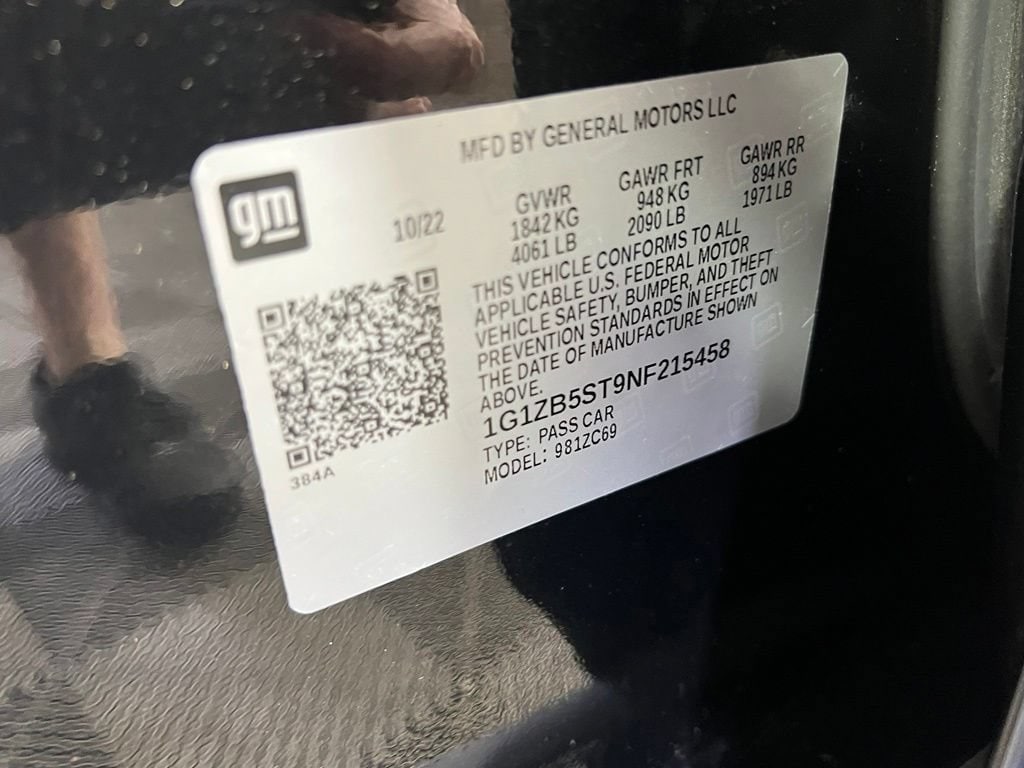 Used 2022 Mosaic Black Chevrolet LS w/1LS image 34