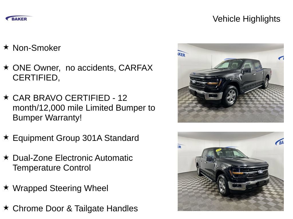 Used 2025 Agate Black Ford XLT image 4