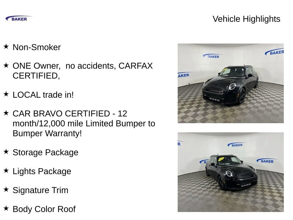 Used 2024 MINI Hardtop 2 Door Cooper S Hatchback