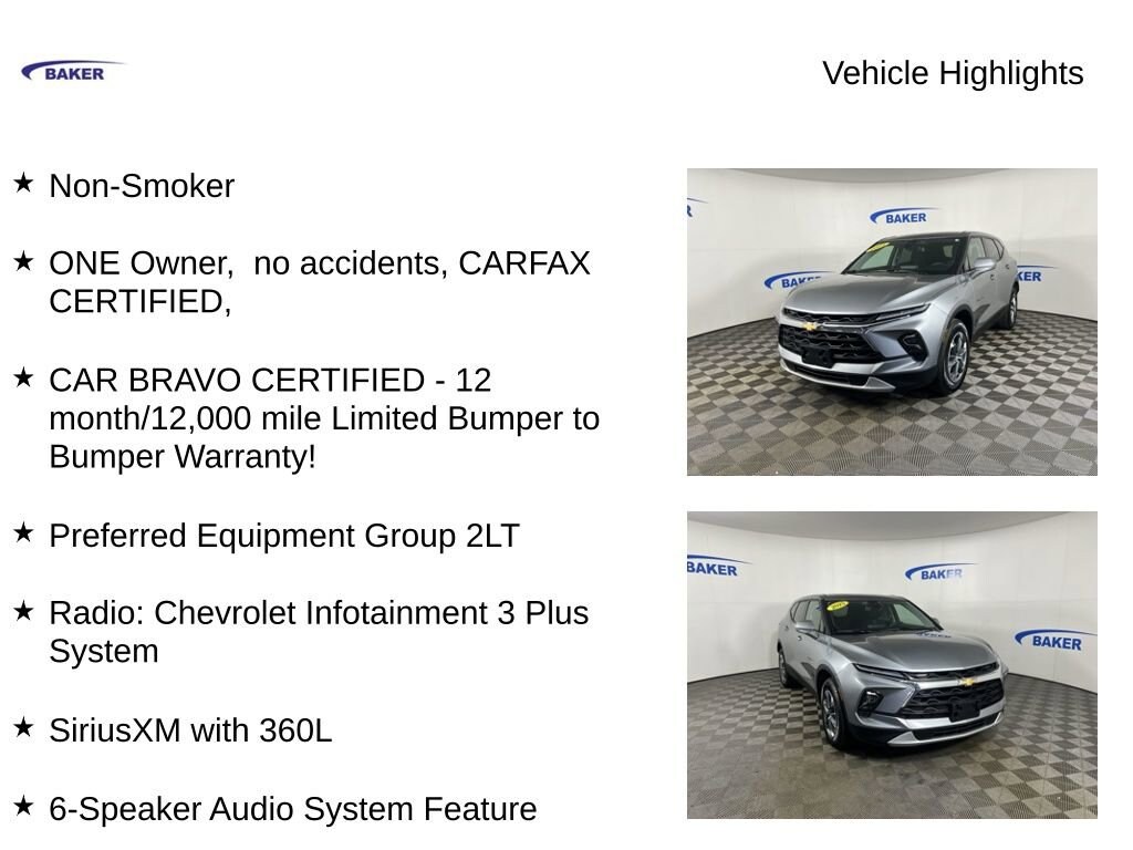 Used 2025 Chevrolet Blazer LT w/2LT SUV