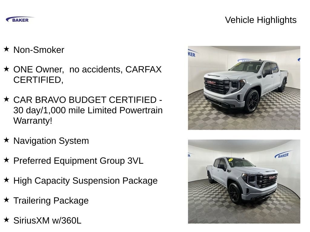 Used 2024 GMC Sierra 1500 Elevation w/3VL Truck Crew Cab