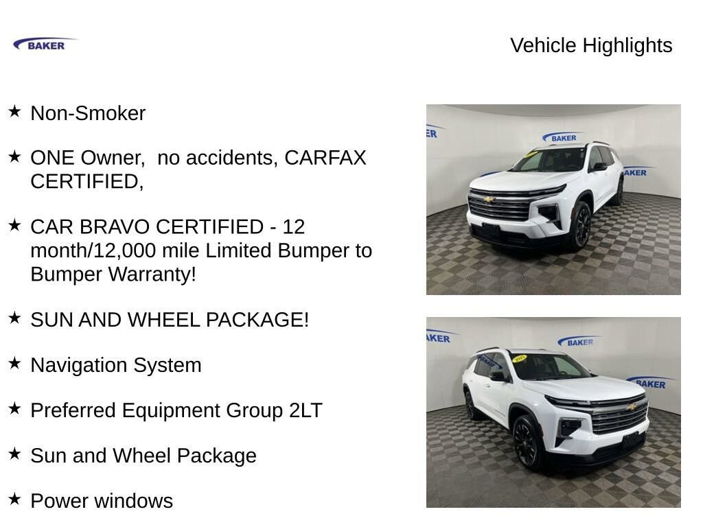 Used 2025 Chevrolet Traverse LT SUV