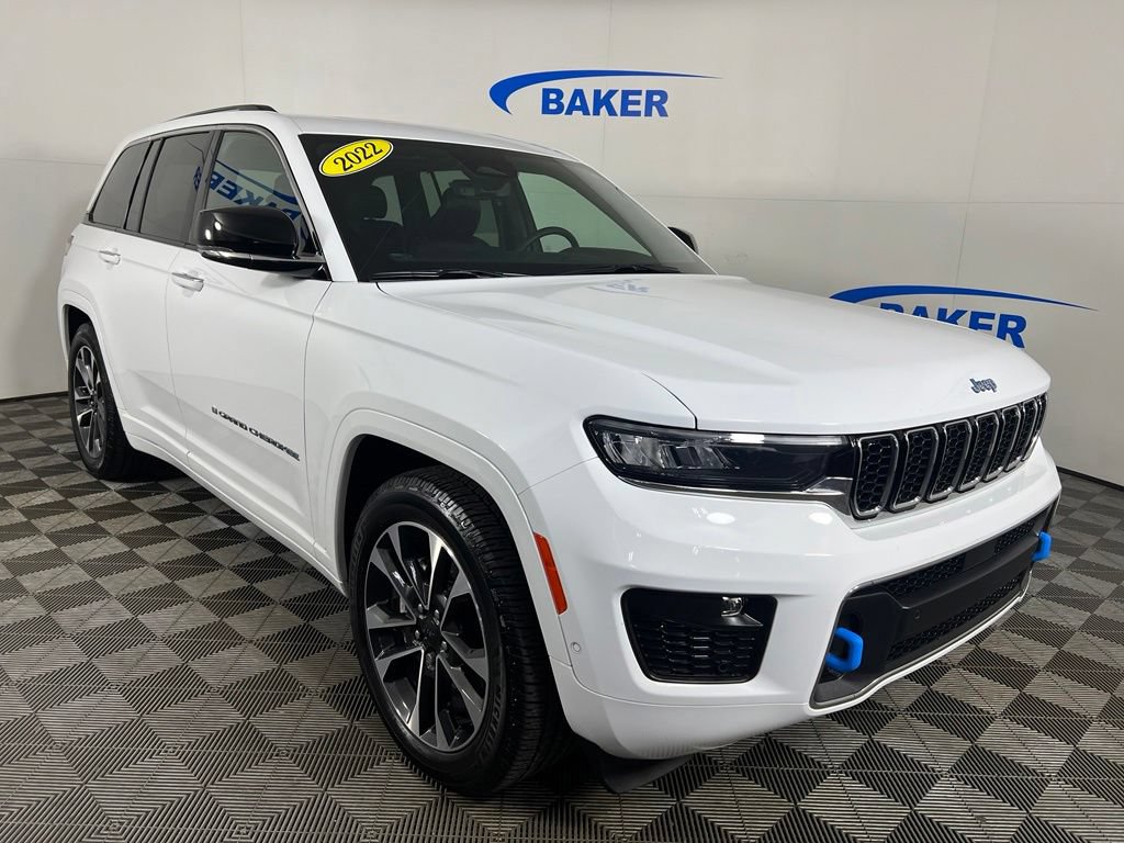 Used 2022 Bright White Jeep Overland image 8
