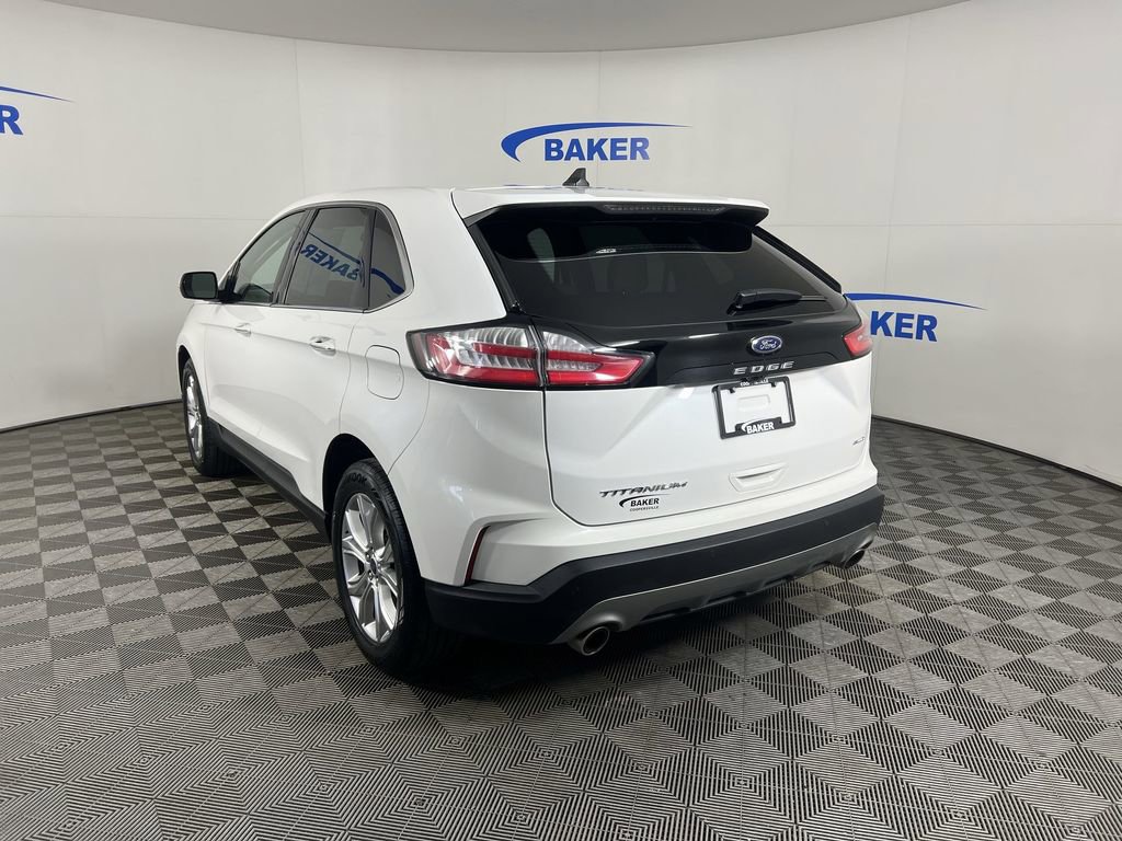 Used 2022 Star White Tri-Coat Ford Titanium image 7