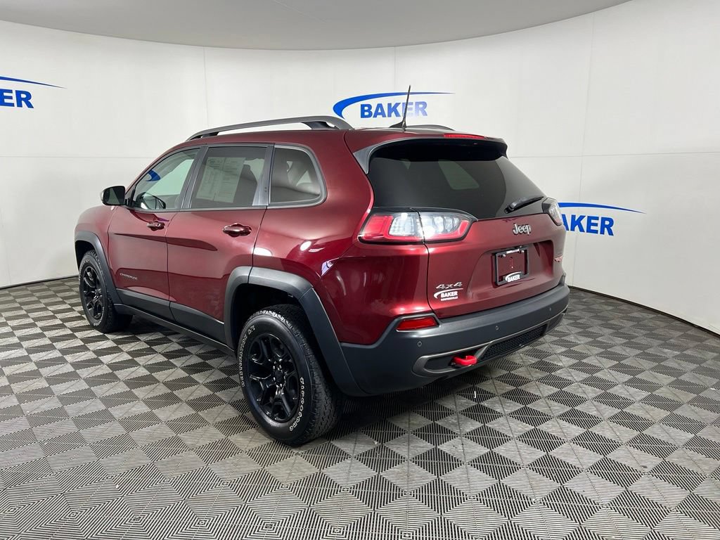 Used 2020 Velvet Red Pearlcoat Jeep Trailhawk image 3