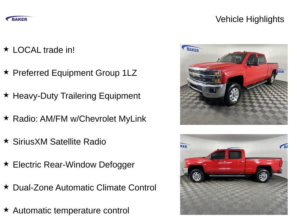 Used 2015 Victory Red Chevrolet LTZ image 4