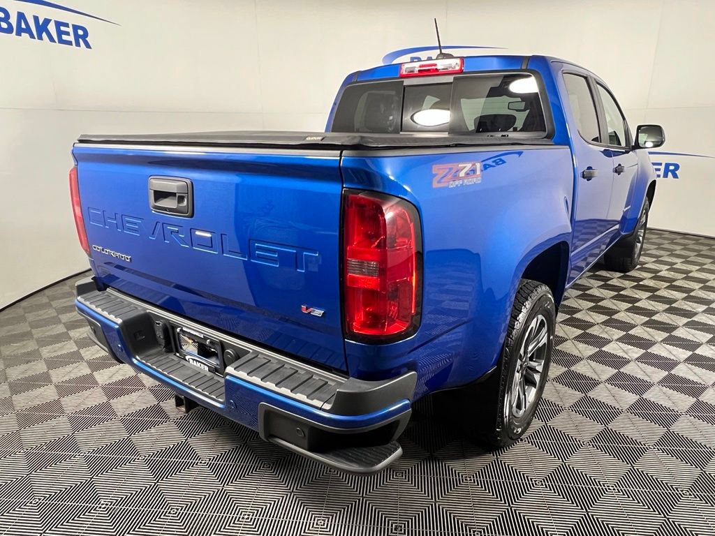 Used 2021 Bright Blue Chevrolet Z71 image 6