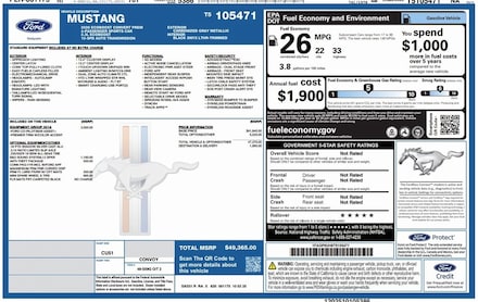 2026 Ford Mustang Ecoboost Premium Convertible