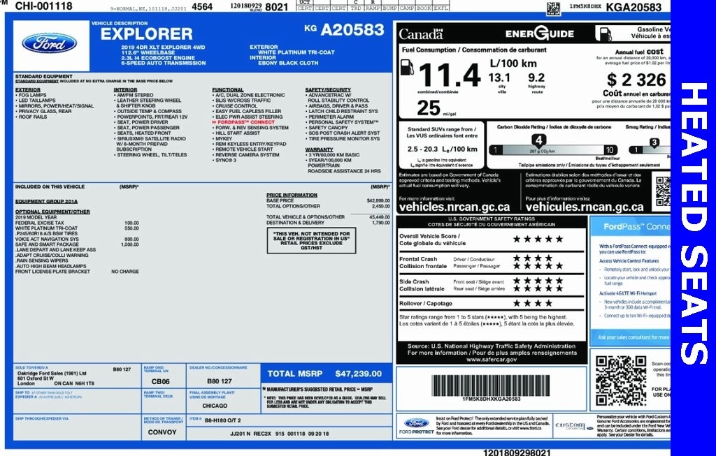 Used 2019 Ford Explorer XLT SUV