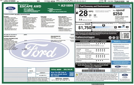 2026 Ford Escape ST-Line SUV