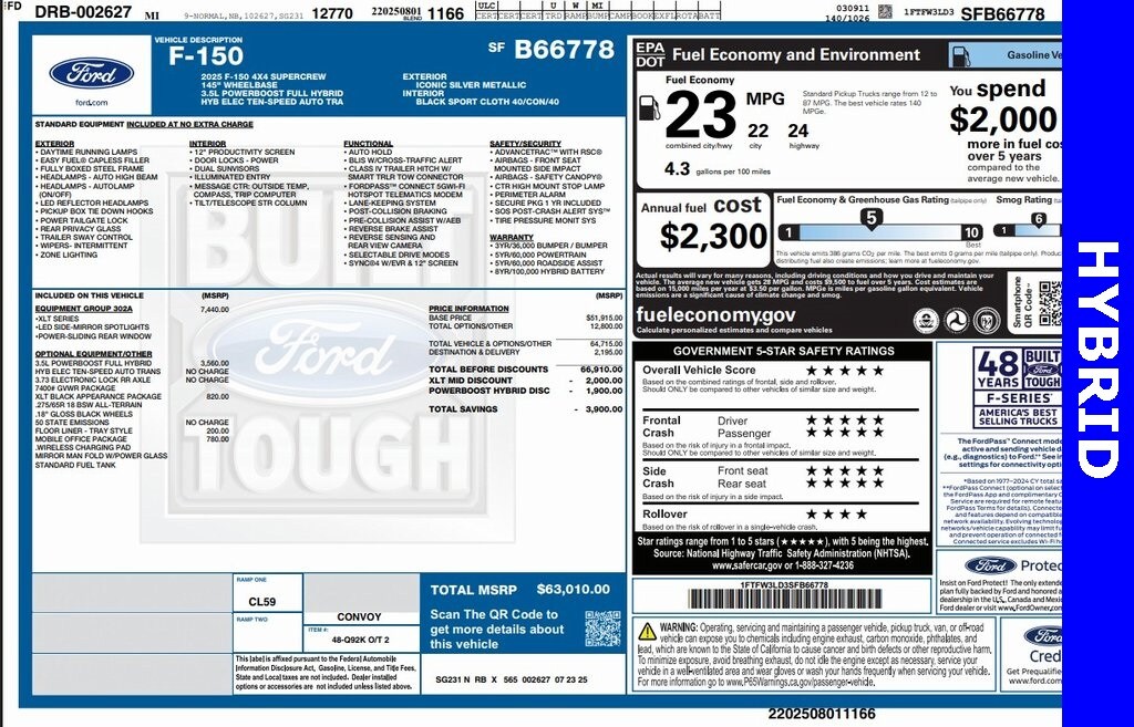 New 2025 Ford F-150 XLT Truck