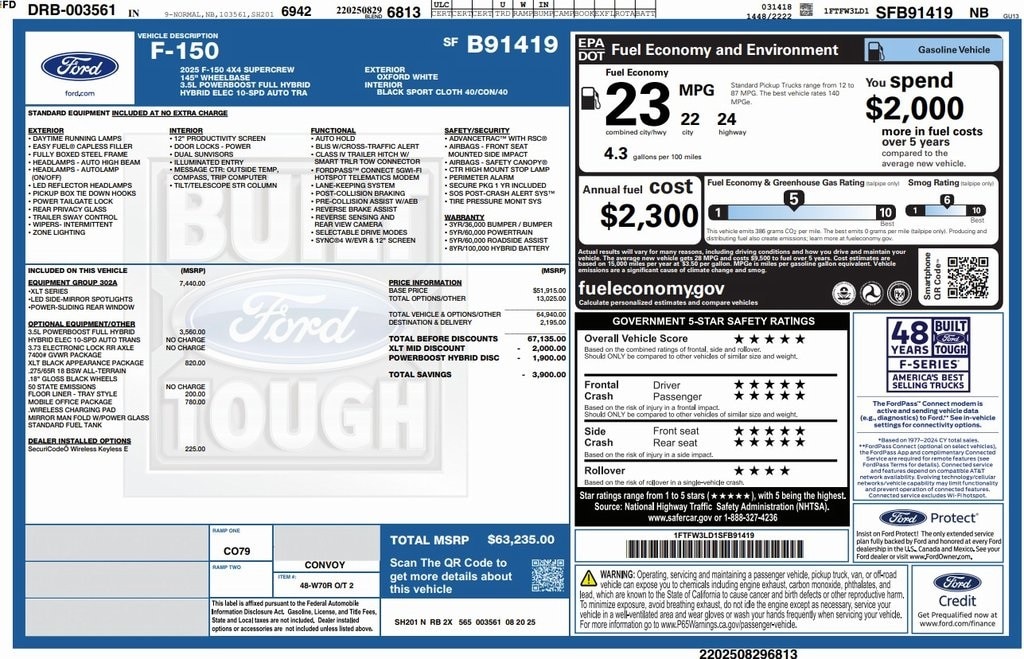 New 2025 Ford F-150 XLT Truck