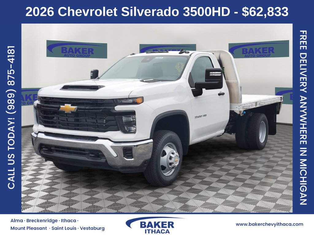 New 2026 Chevrolet Silverado 3500 HD Chassis Cab Work Truck Truck
