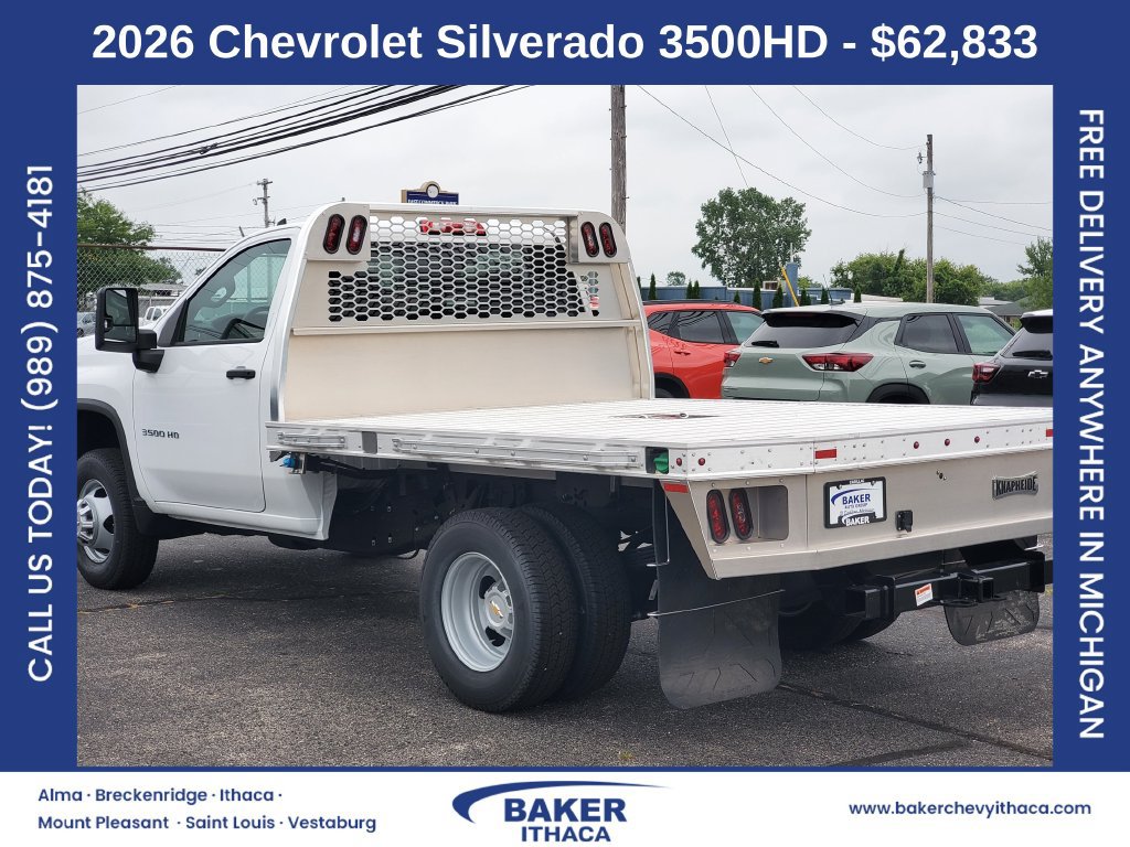 New 2026 Chevrolet Silverado 3500 HD Chassis Cab Work Truck Truck