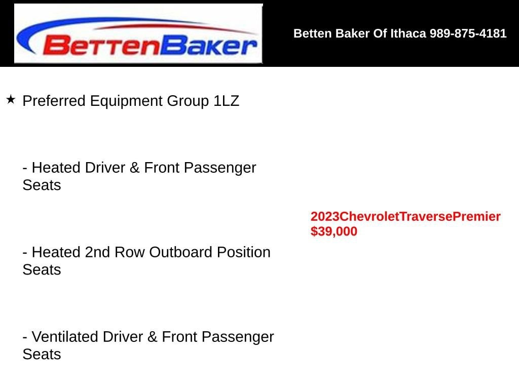 Used 2023 Chevrolet Traverse Premier SUV