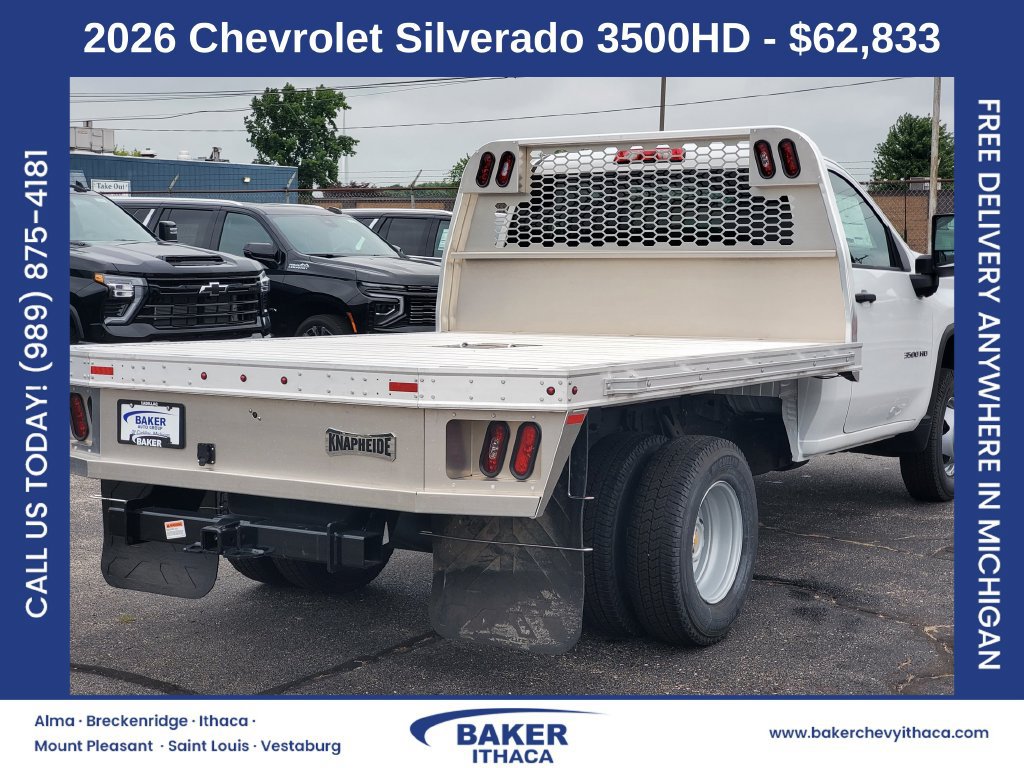 New 2026 Chevrolet Silverado 3500 HD Chassis Cab Work Truck Truck