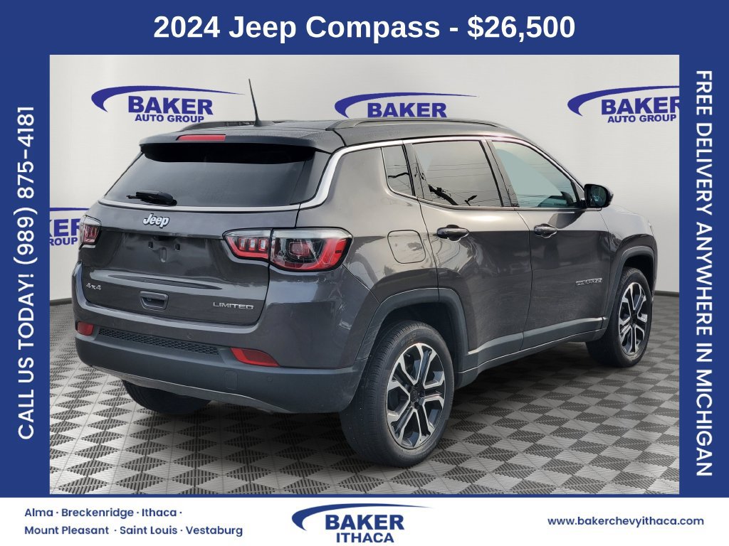 Used 2024 Jeep Compass Limited 4x4 SUV