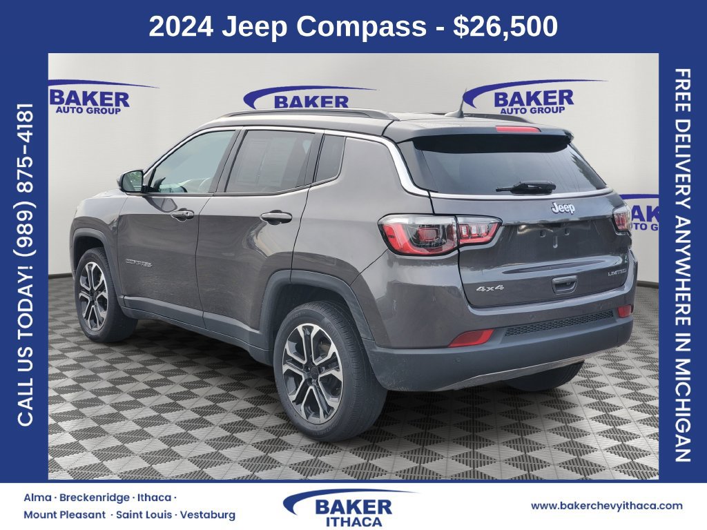 Used 2024 Jeep Compass Limited 4x4 SUV